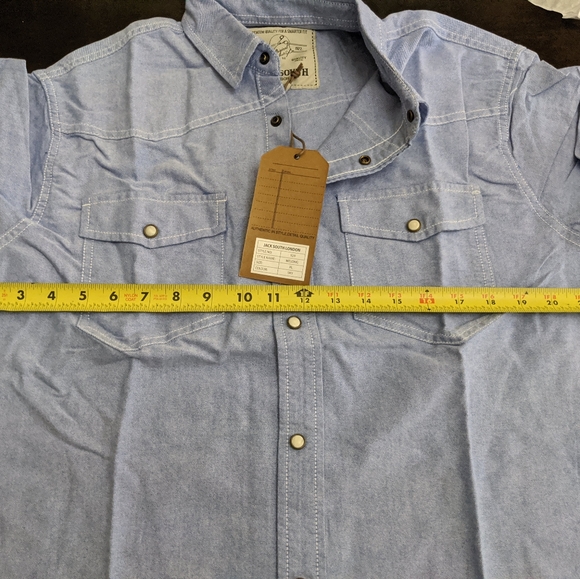Jack South London Button Up Snap Men's XL 3 Colors - Picture 3 of 3
